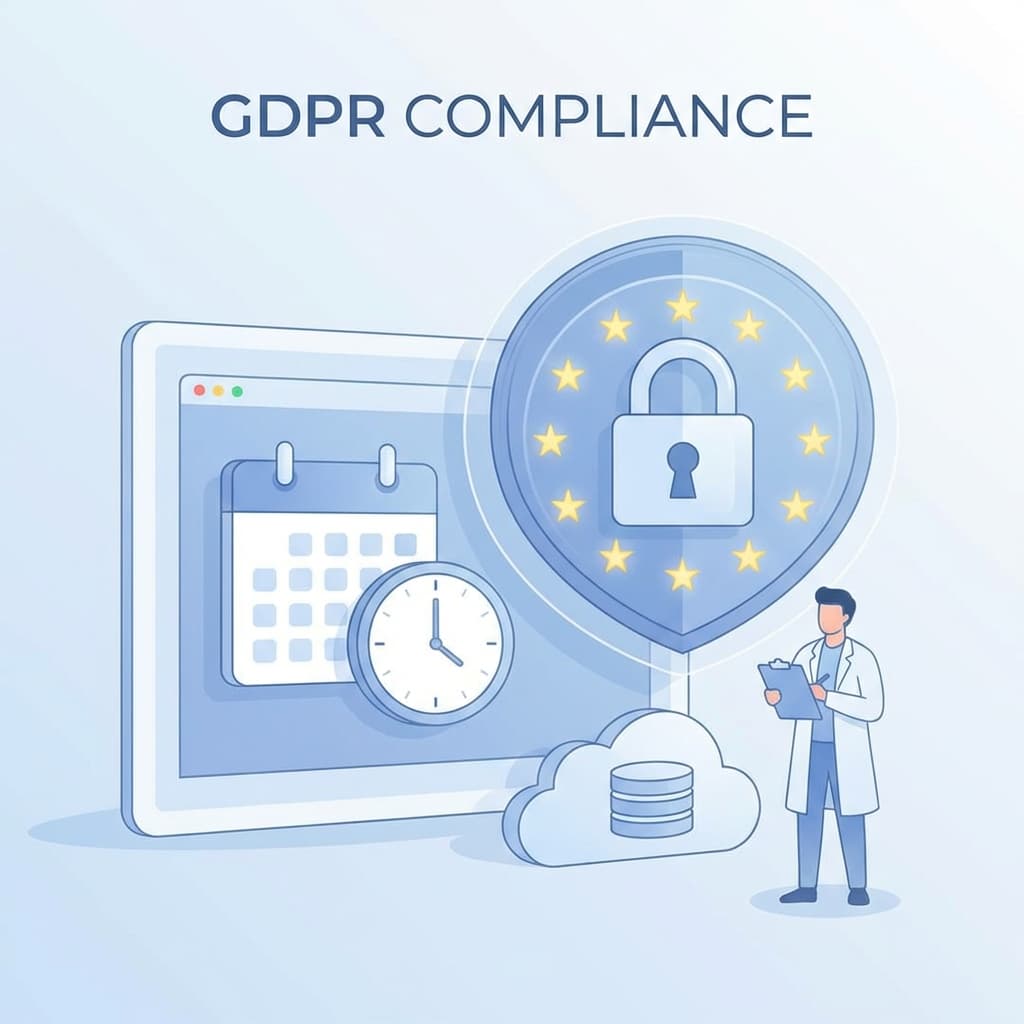 GDPR-Compliant Scheduling for Private Practice Therapists