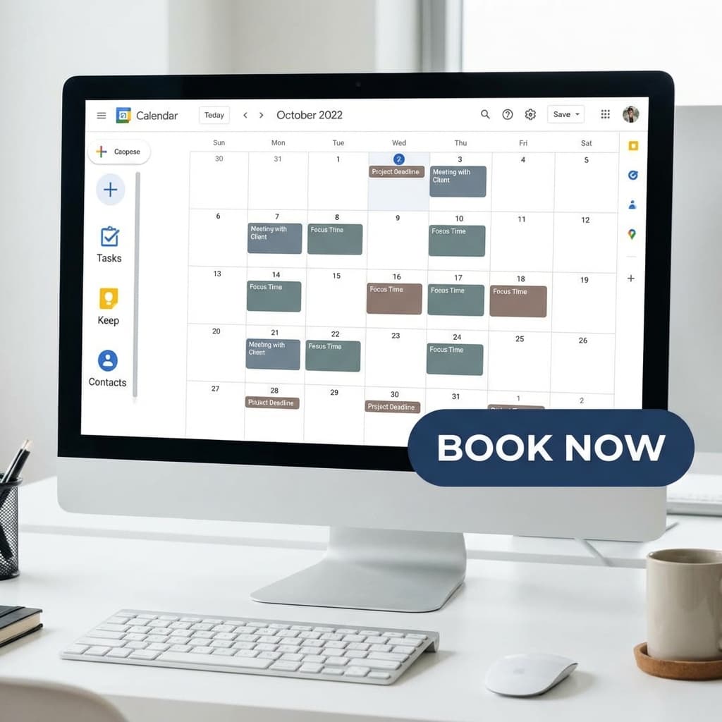 Google Calendar Booking Link for Therapists: A Setup Guide