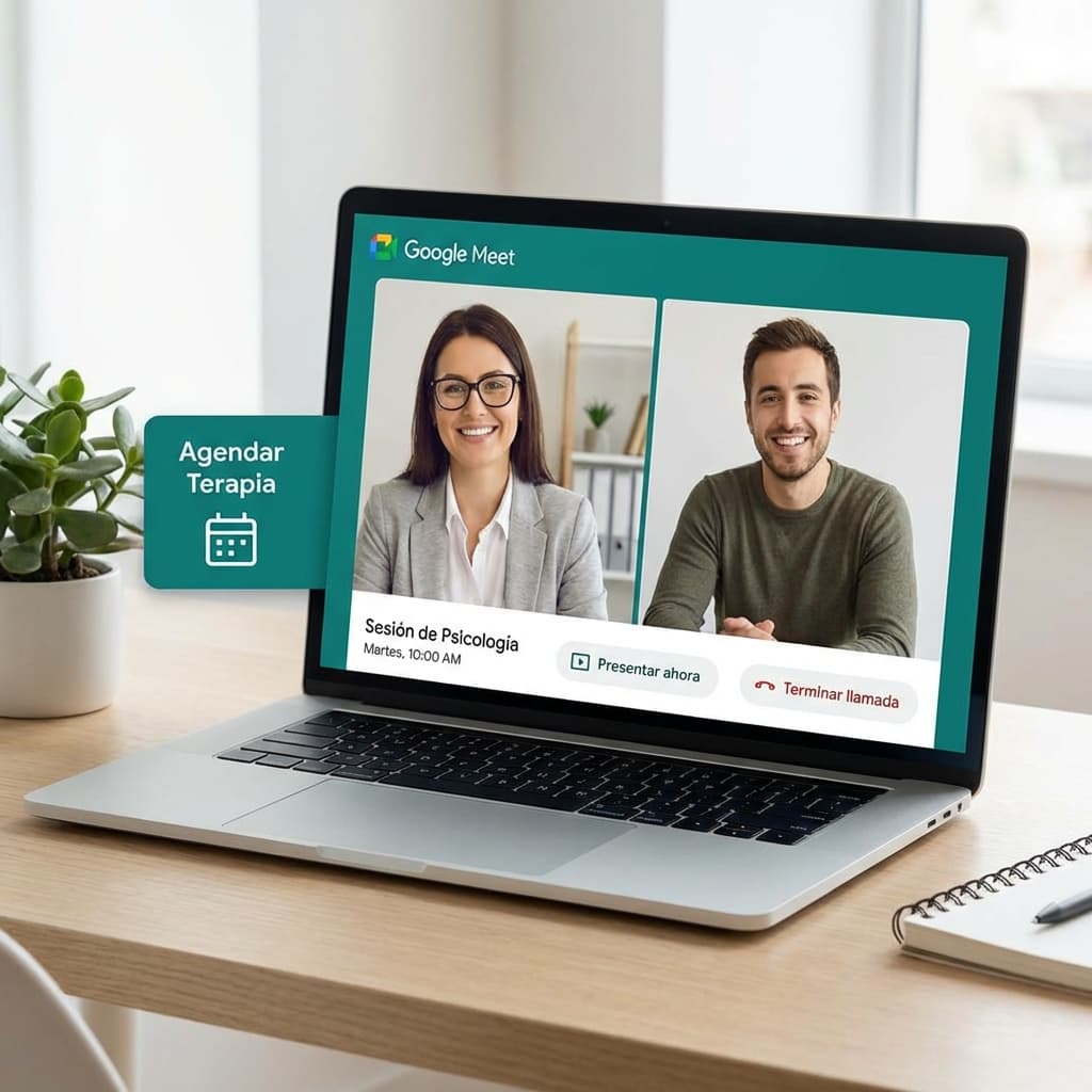 C贸mo Programar Google Meet para Terapias (Gu铆a Privacidad)