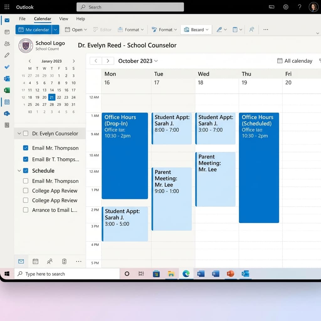 Outlook Scheduling Tool for School Counselors: A Guide to Office Hours (2026)