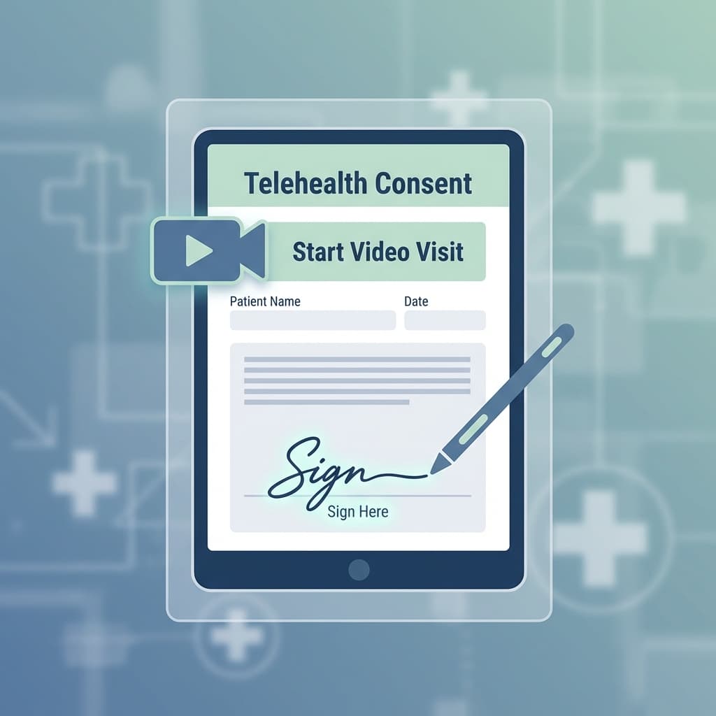 Telehealth Consent Form Template for Therapists (HIPAA Friendly)