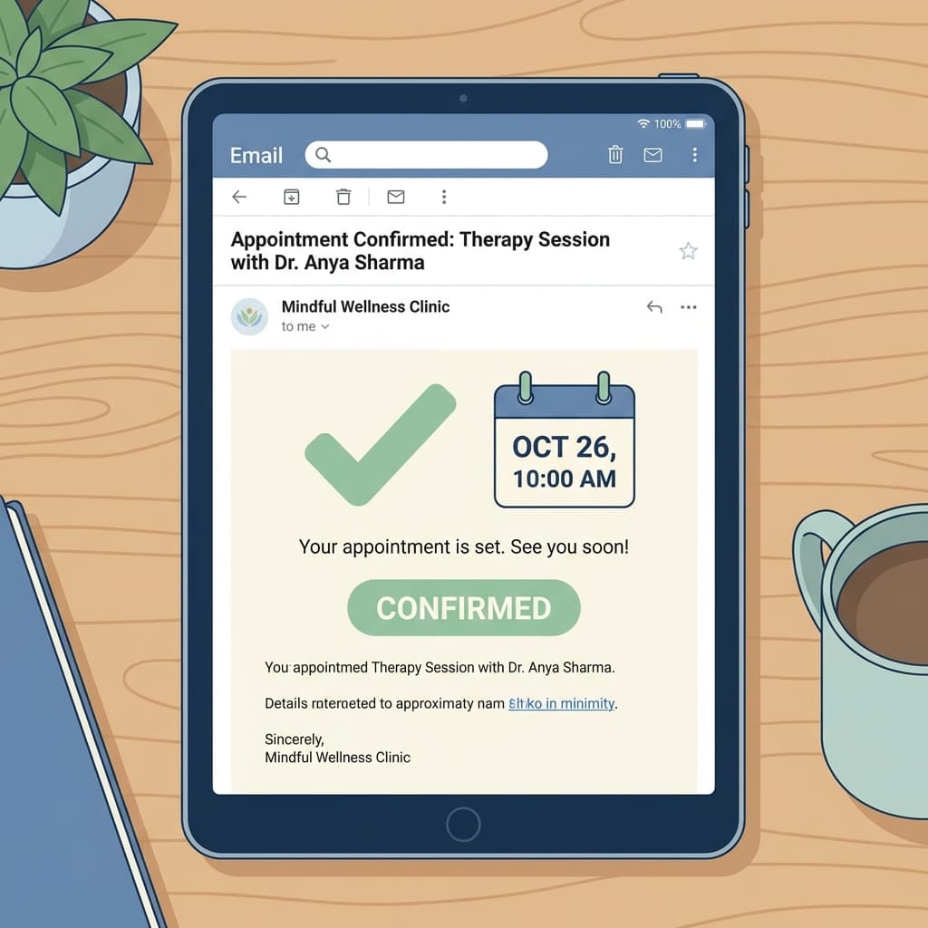 10 Therapy Appointment Confirmation Email Templates (Copy & Paste)