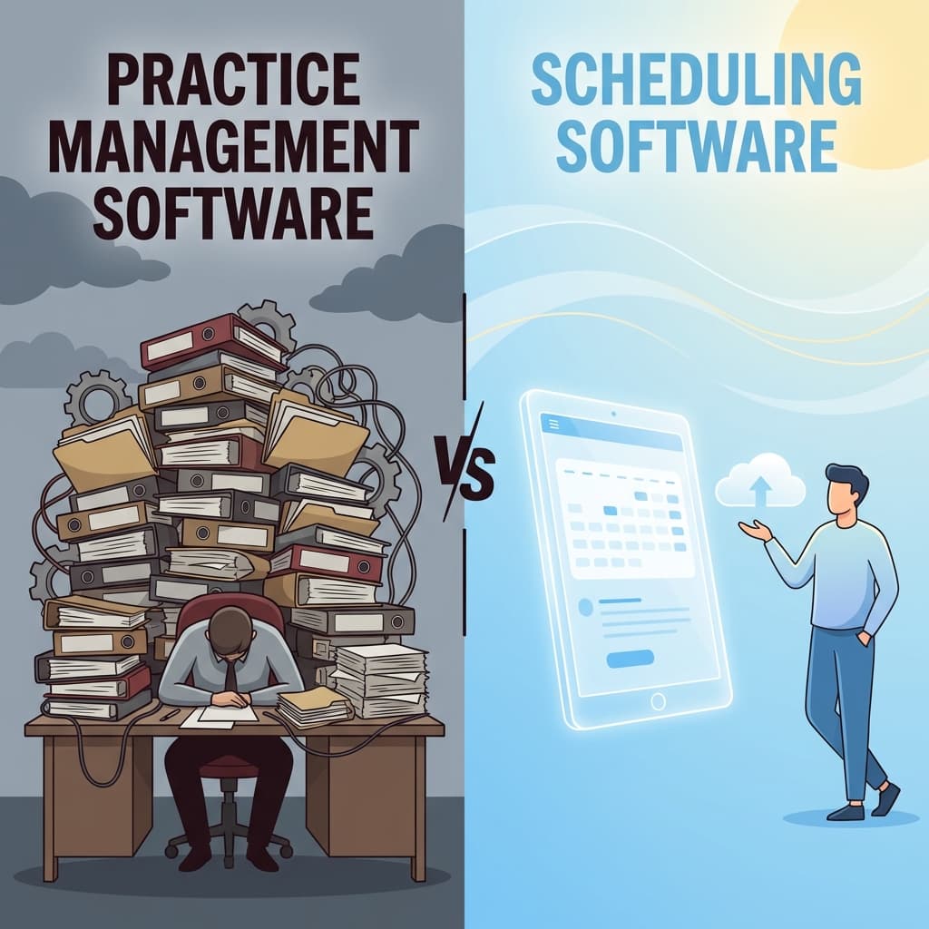 Practice Management vs. Scheduling Software: Which One Do You Need?