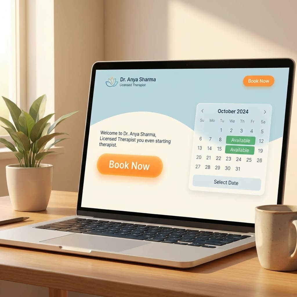 How to Add Online Booking to Your Therapist Website